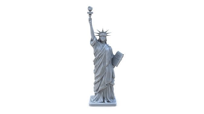  Statue of Liberty Low-poly 3D model
