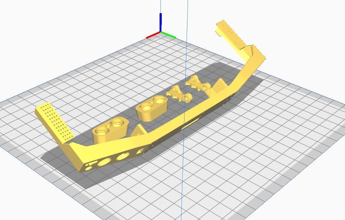 Mercedes Benz Zetros truck crew cab and chassis STL 3D print model_30