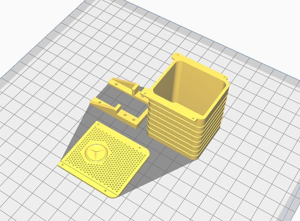 Mercedes Benz Zetros truck crew cab and chassis STL 3D print model_24