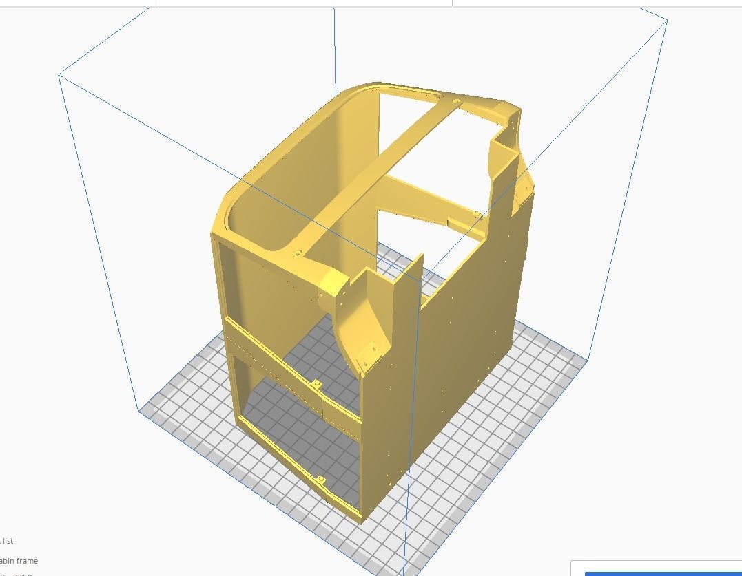 Mercedes Benz Zetros truck crew cab and chassis STL 3D print model_32