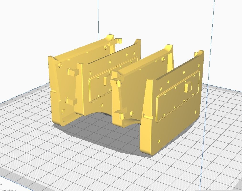 Mercedes Benz Zetros truck crew cab and chassis STL 3D print model_27