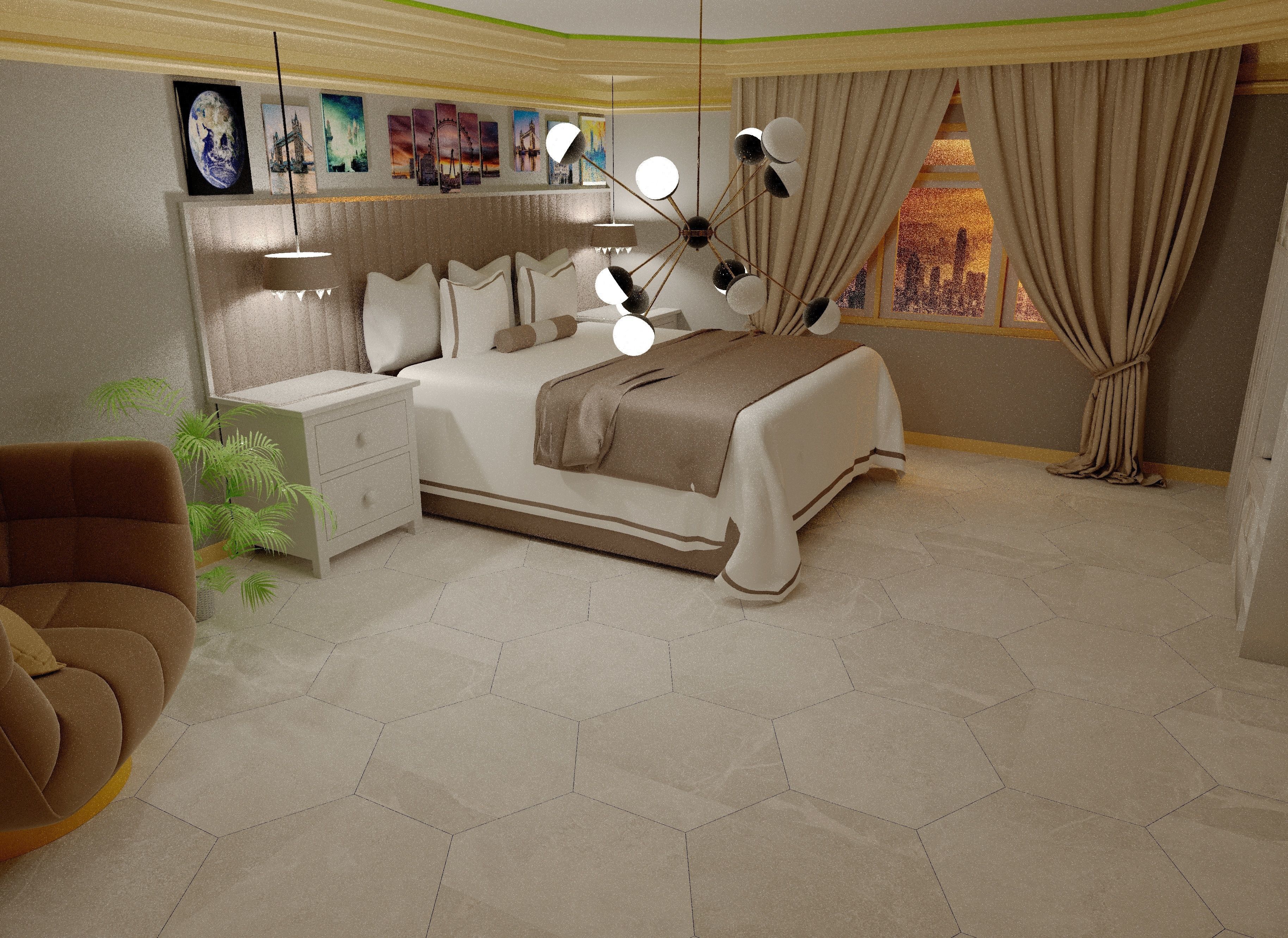 room    plan 3D model_1