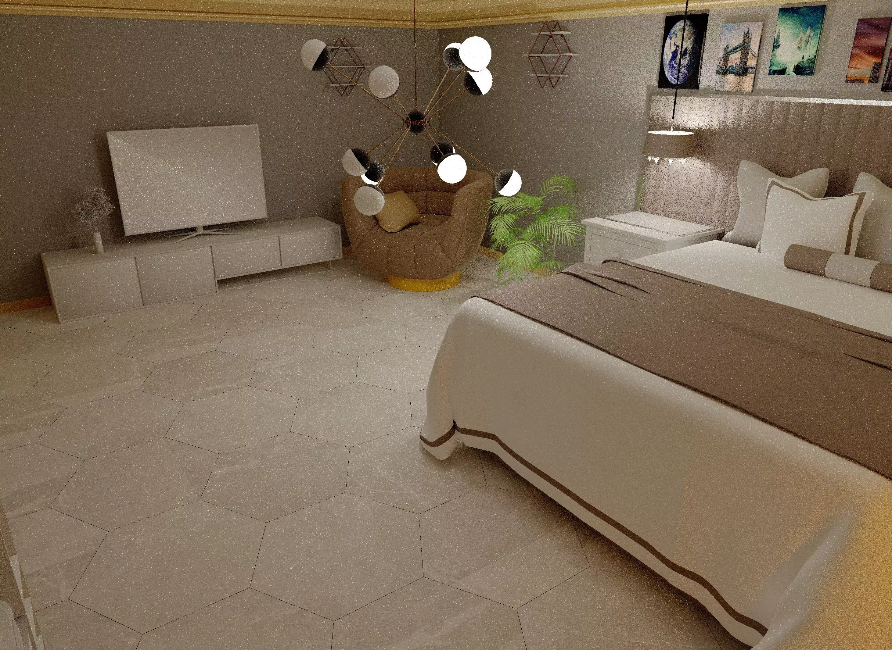 room    plan 3D model_0