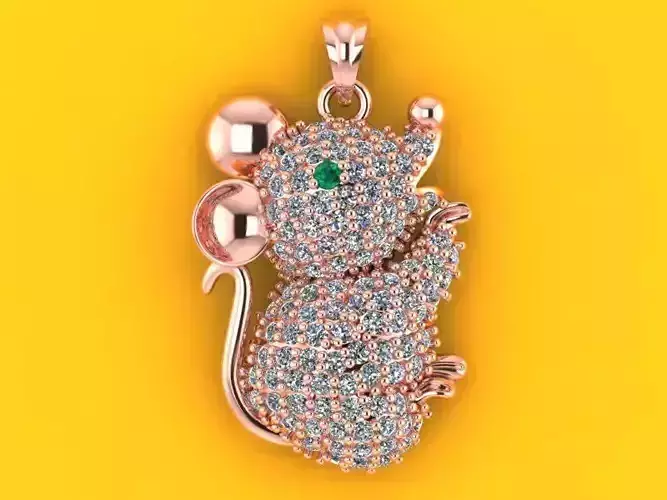 Mickey Mouse Pendant - Mouse Pendant - N792