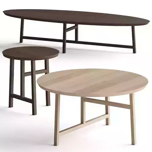 De La Esparada Trio Round Coffee Tables
