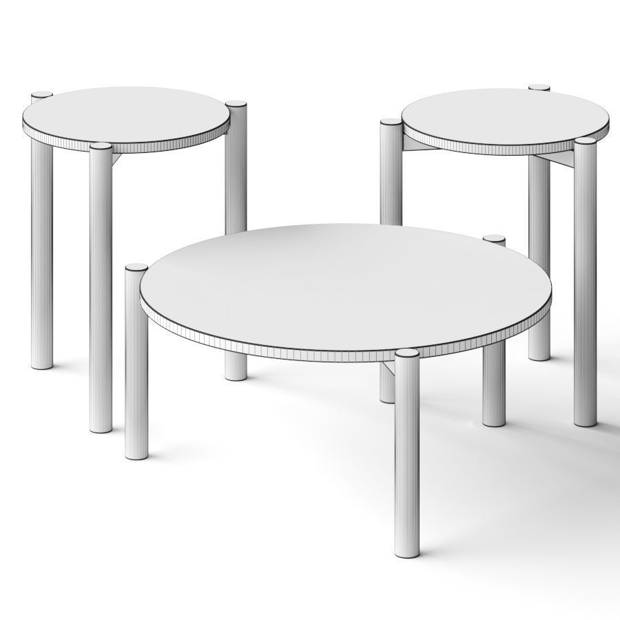 Atmosphera Lodge Coffee Tables 3D model_1