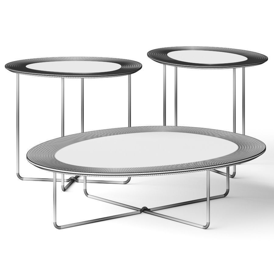 Alma Design Amarcord Coffee Tables 3D model_1