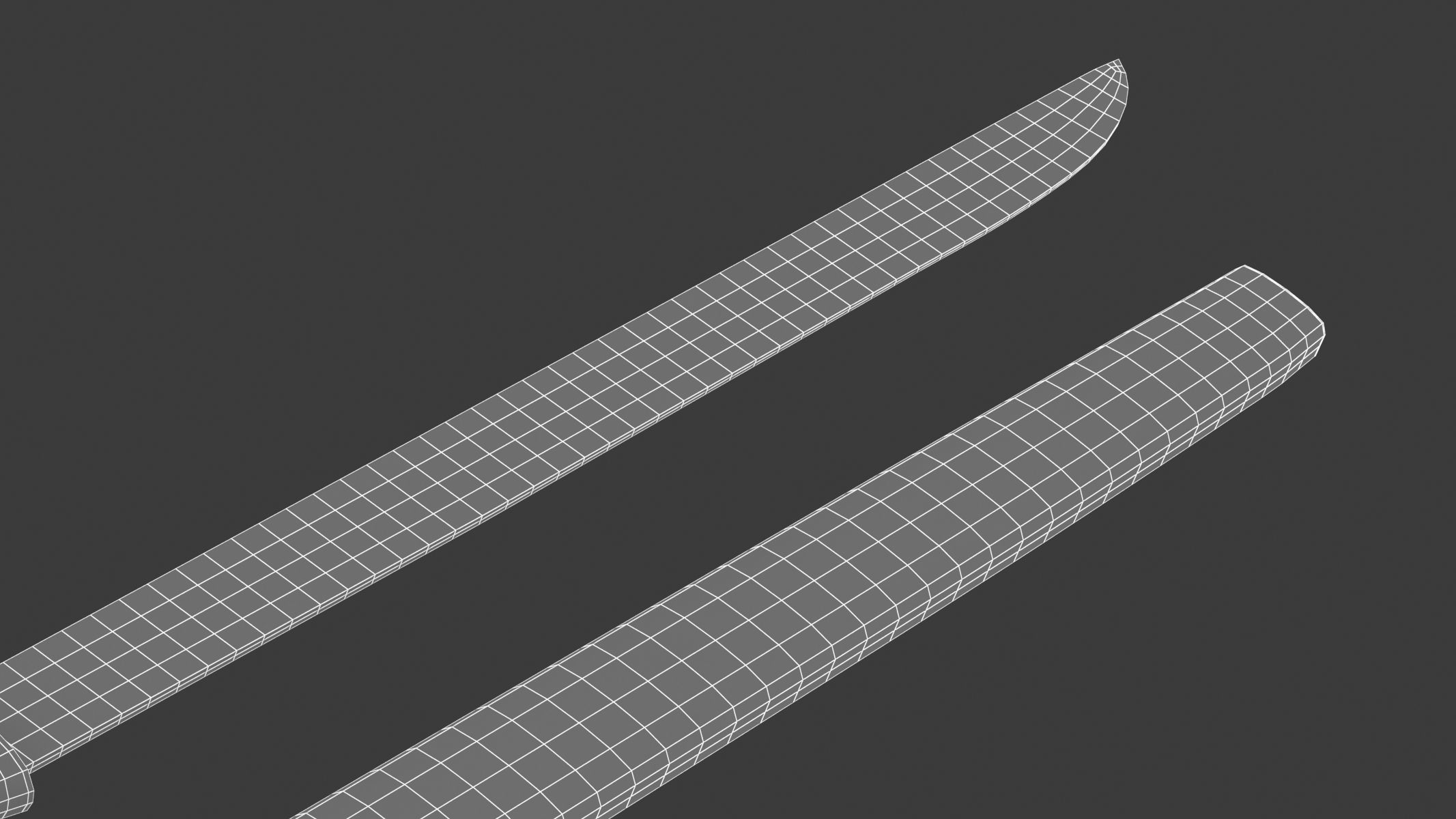 Luwuk Sword Low-poly 3D model_19