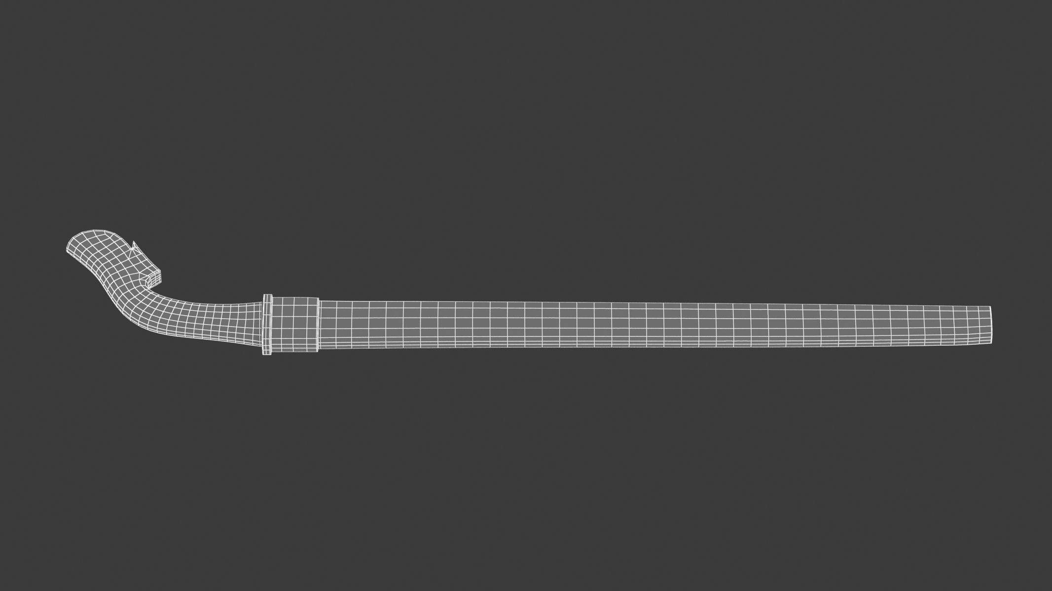 Luwuk Sword Low-poly 3D model_13