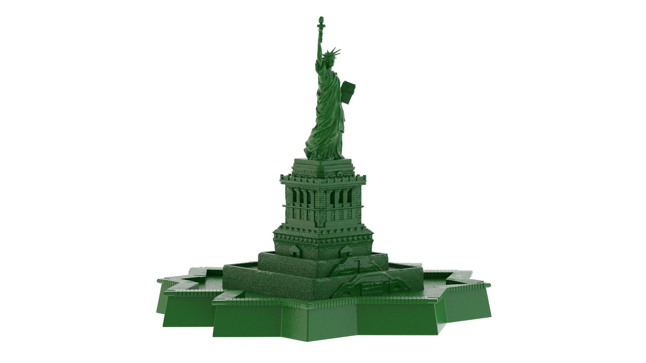 Statue of Liberty 2 3D Print 3D print model_1