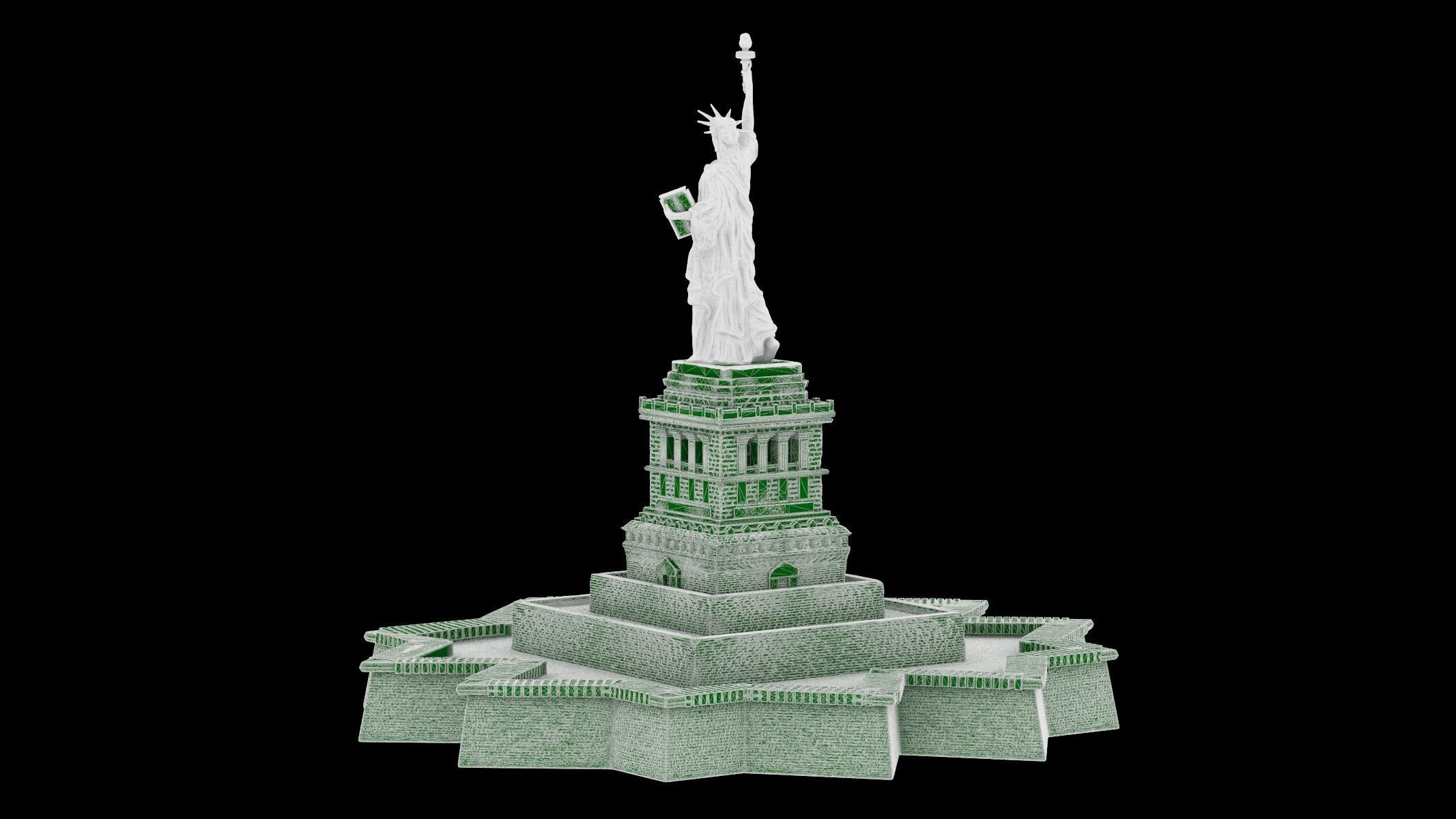 Statue of Liberty 2 3D Print 3D print model_13