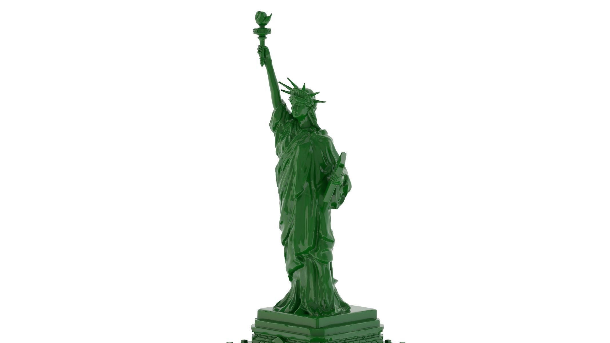 Statue of Liberty 2 3D Print 3D print model_5