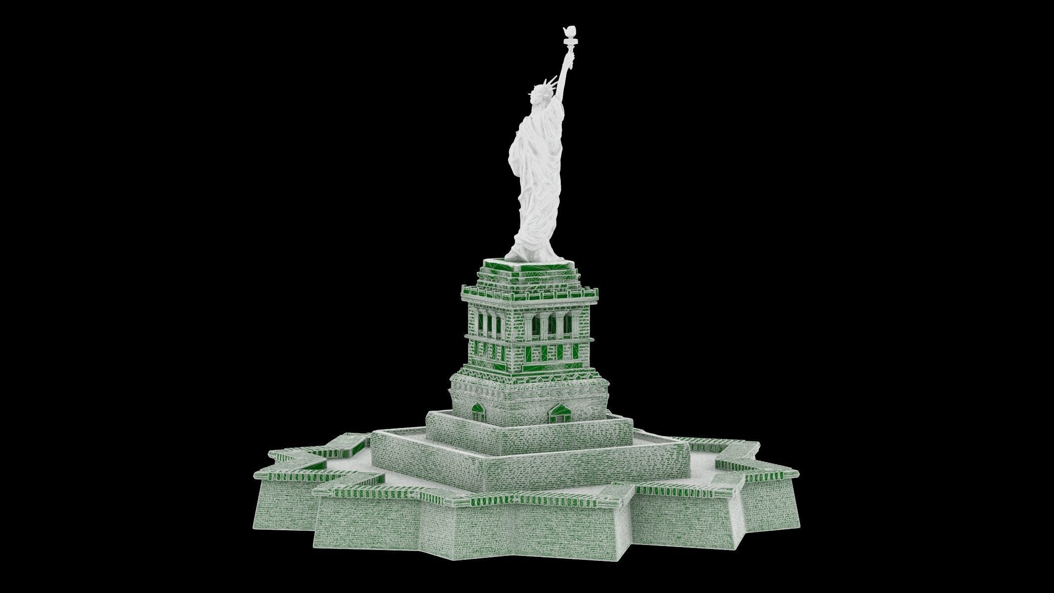 Statue of Liberty 2 3D Print 3D print model_12