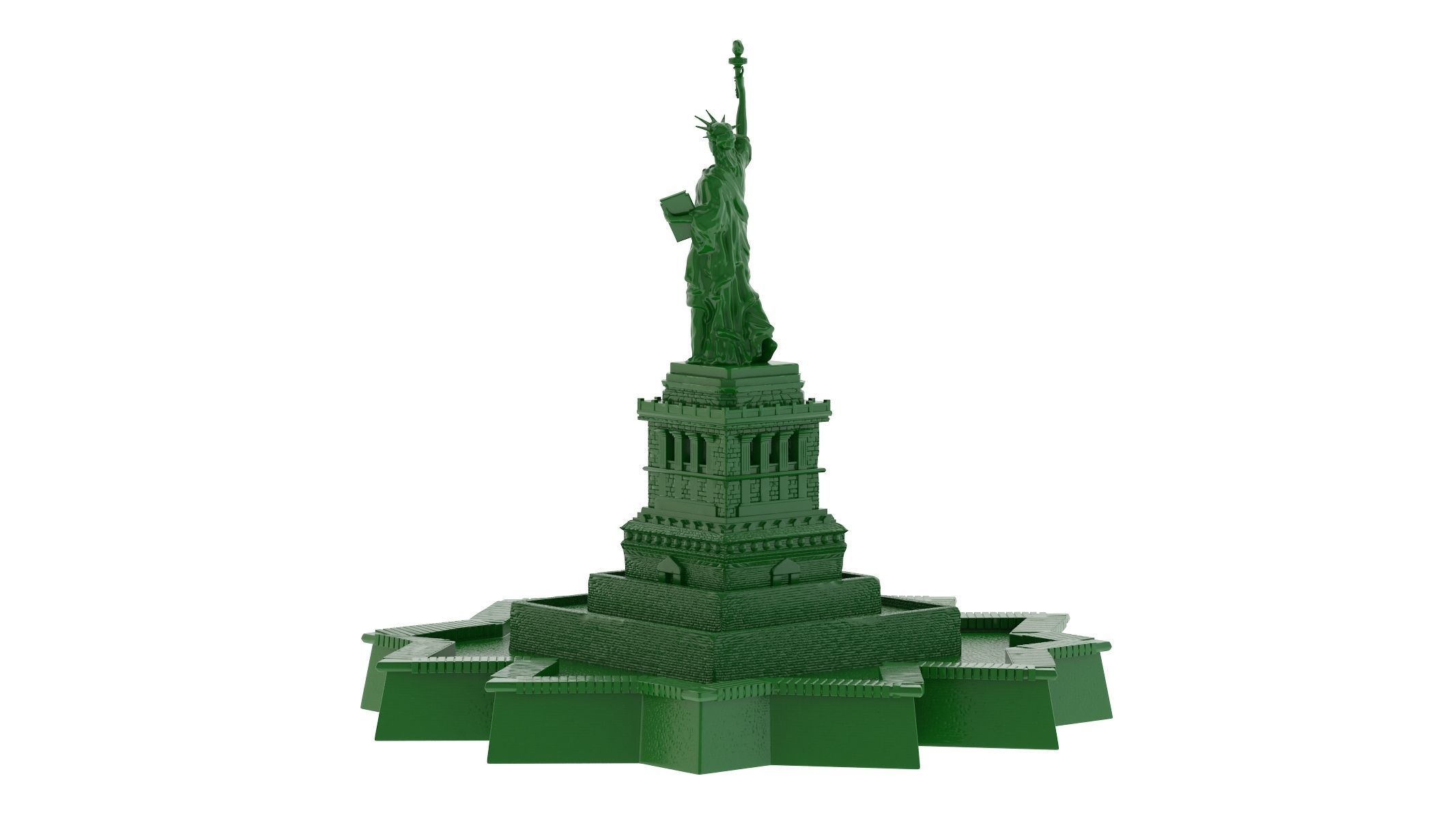 Statue of Liberty 2 3D Print 3D print model_3