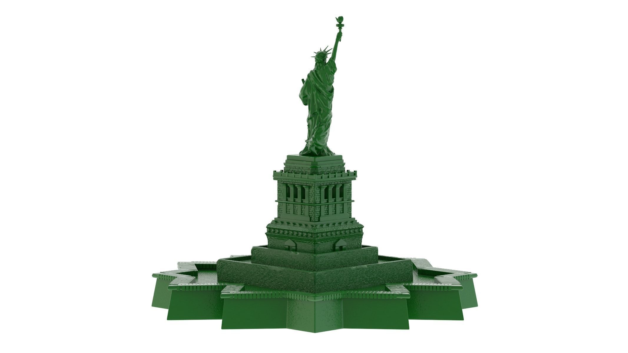 Statue of Liberty 2 3D Print 3D print model_2