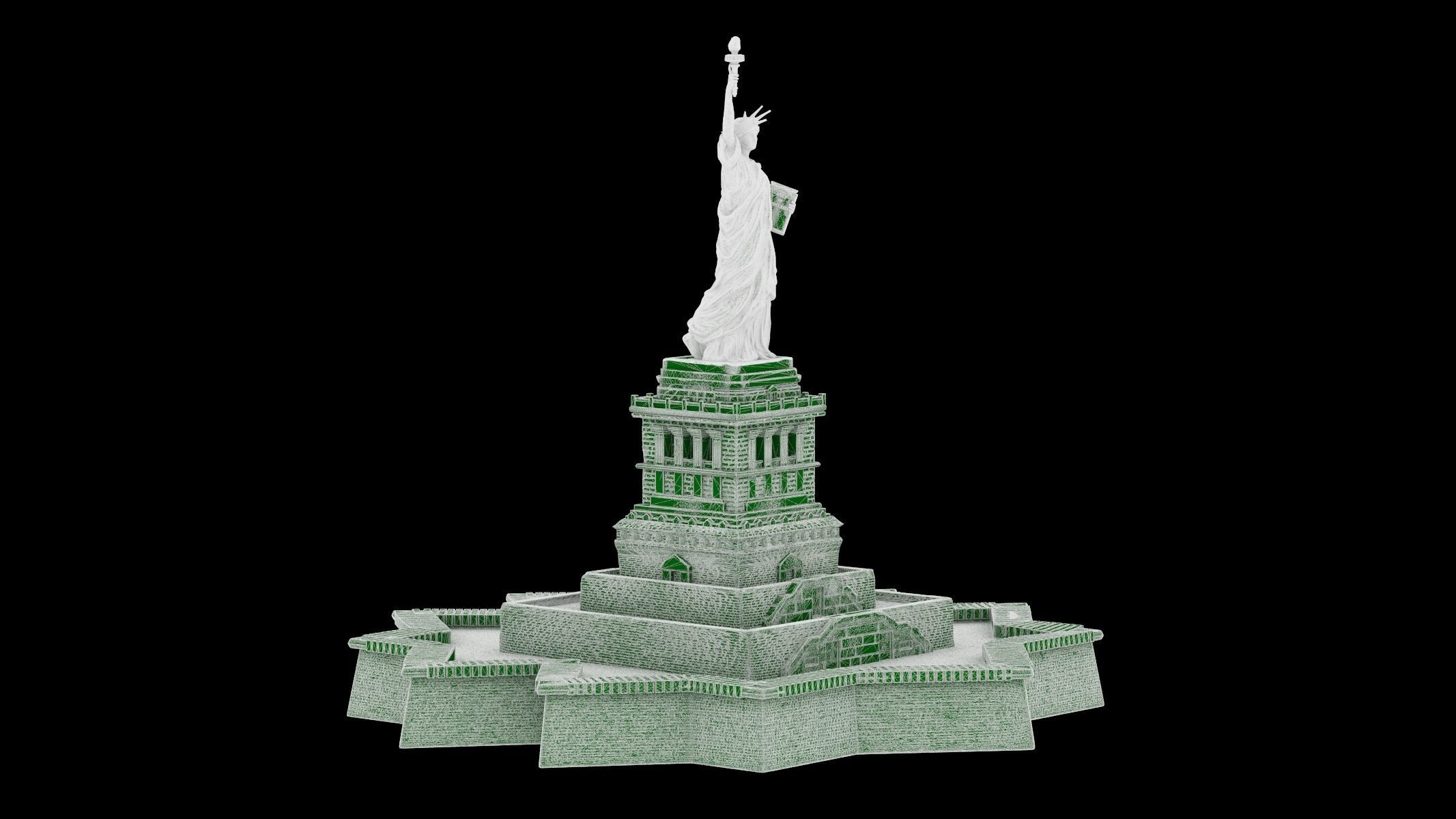 Statue of Liberty 2 3D Print 3D print model_11