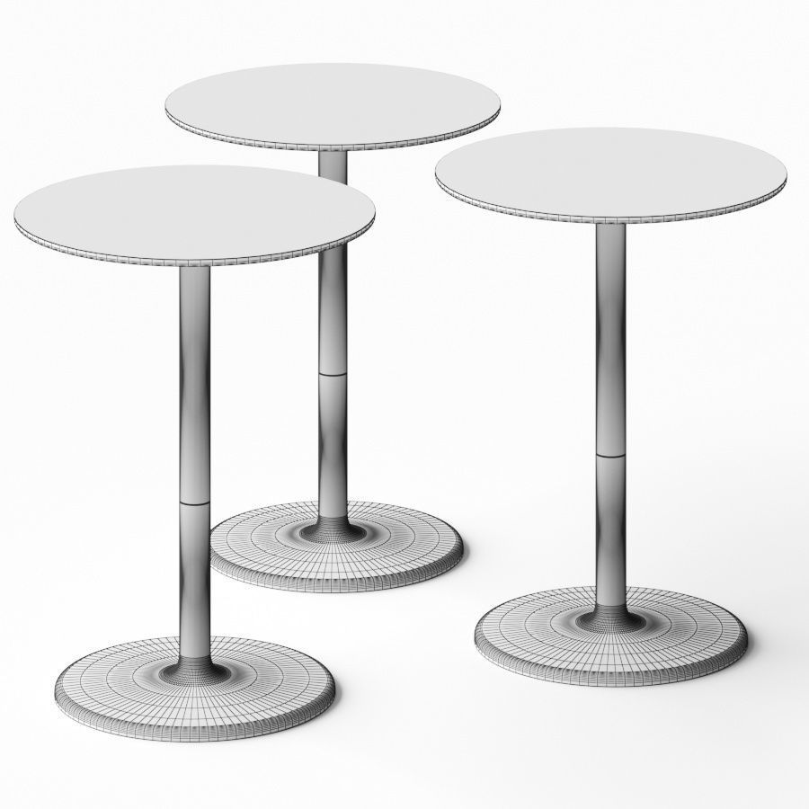 Enne Icona Side Tables 3D model_1