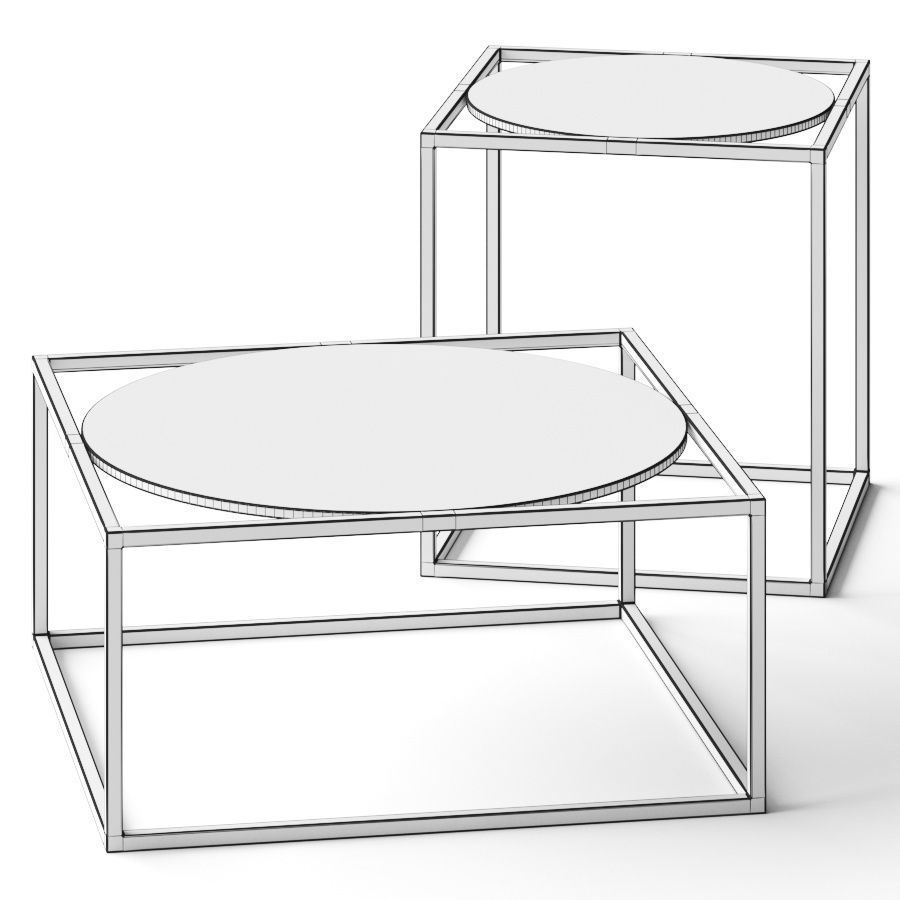 Gianfranco Ferre Home Norrebro Coffee Tables 3D model_1