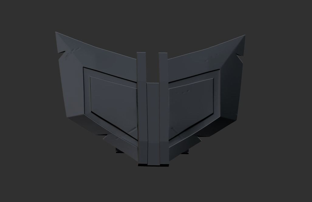 Batman Clip for Cape 3D model_2