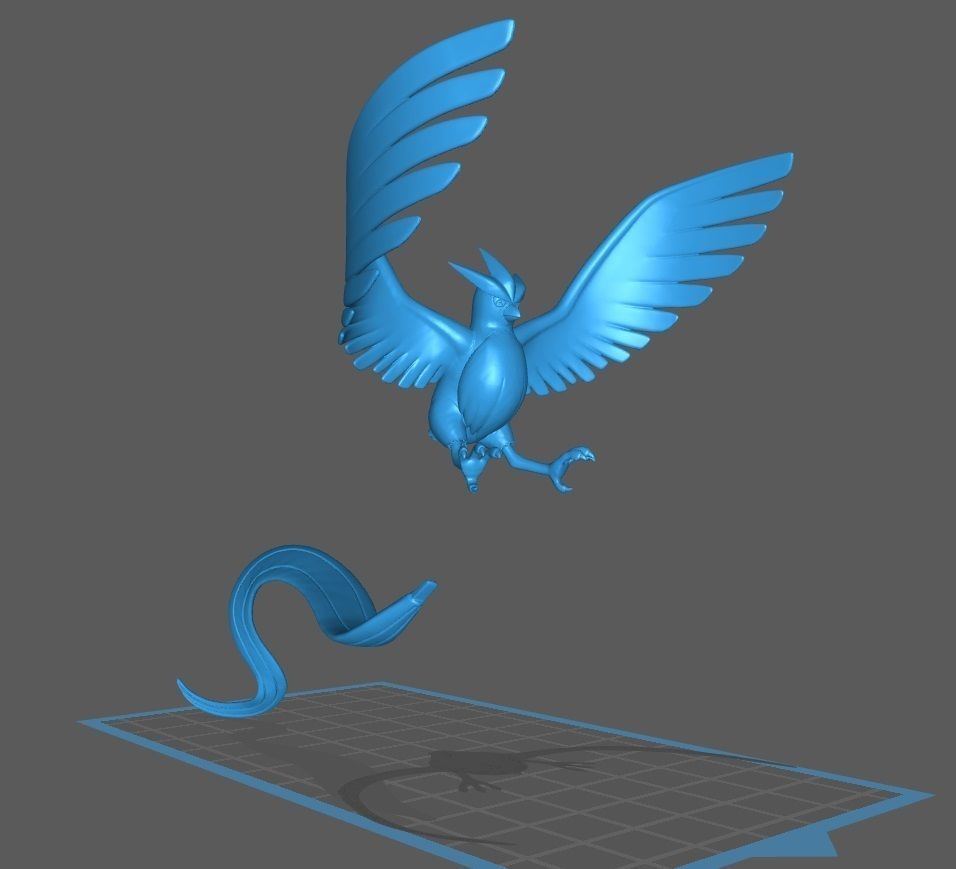 Pokemon Articuno 3D print model_1