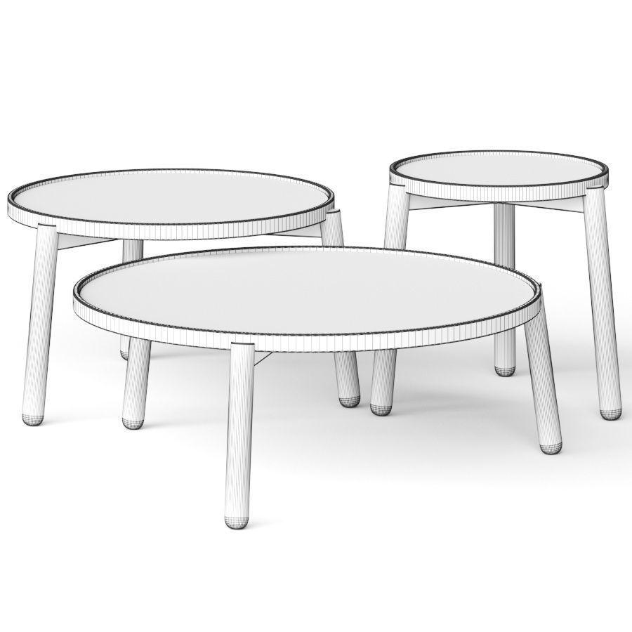 Kendo Mobiliario Van Coffee Tables 3D model_2