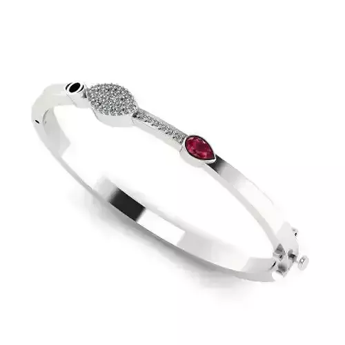 402 Bracelet with stones 3D print model