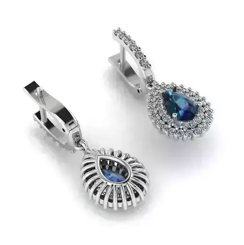 393 Earrings with stones