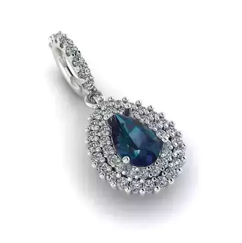 391 Pendant with stones