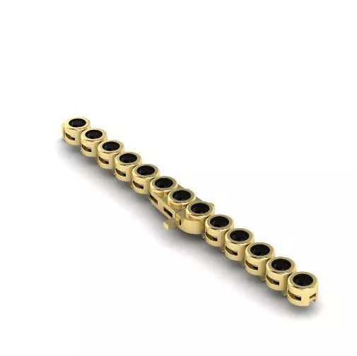 390 Tenis Bracelet 3D print model_0