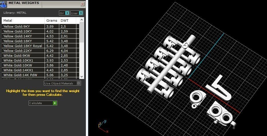 390 Tenis Bracelet 3D print model_4