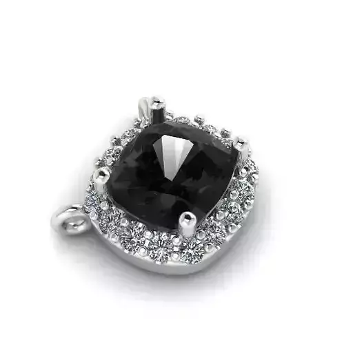 379 Pendant with stones