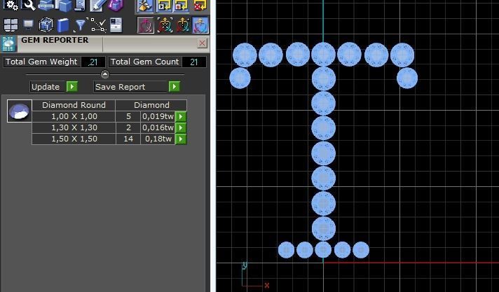 378 Pendant in the shape of the letter T 3D print model_4