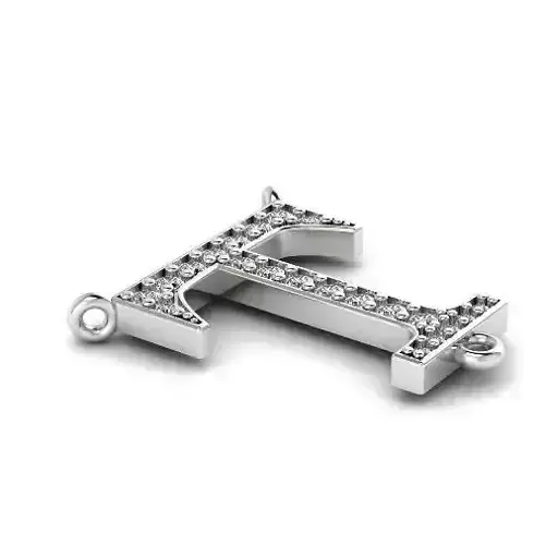 378 Pendant in the shape of the letter T