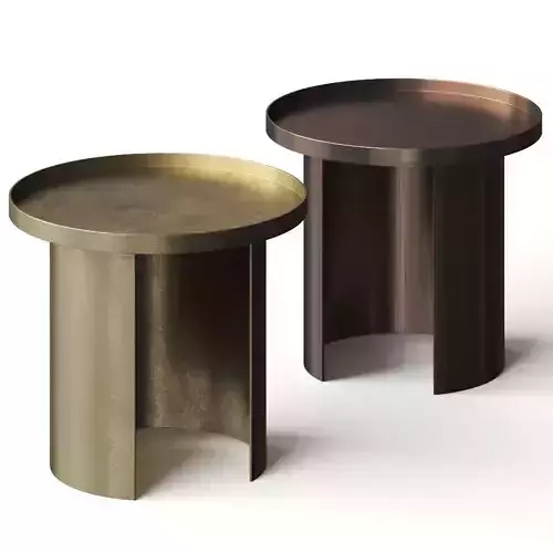 Gianfranco Ferre Home Large Moss Side Tables