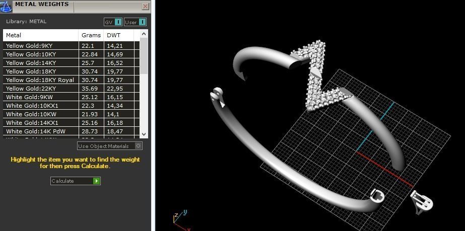 364 Bracelet with the letter Z 3D print model_4