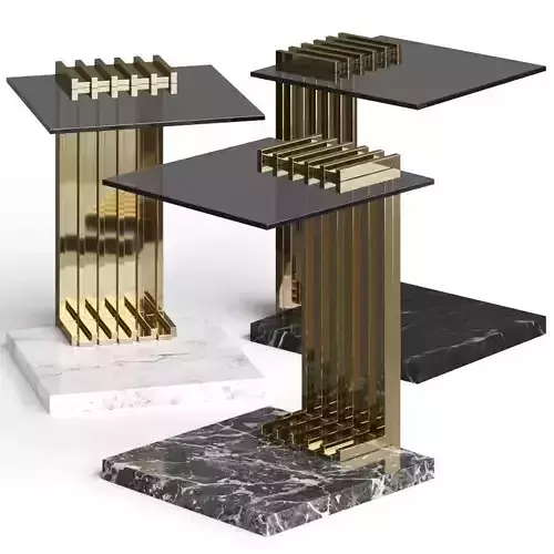 Luxxu Vertigo Side Tables 3D model