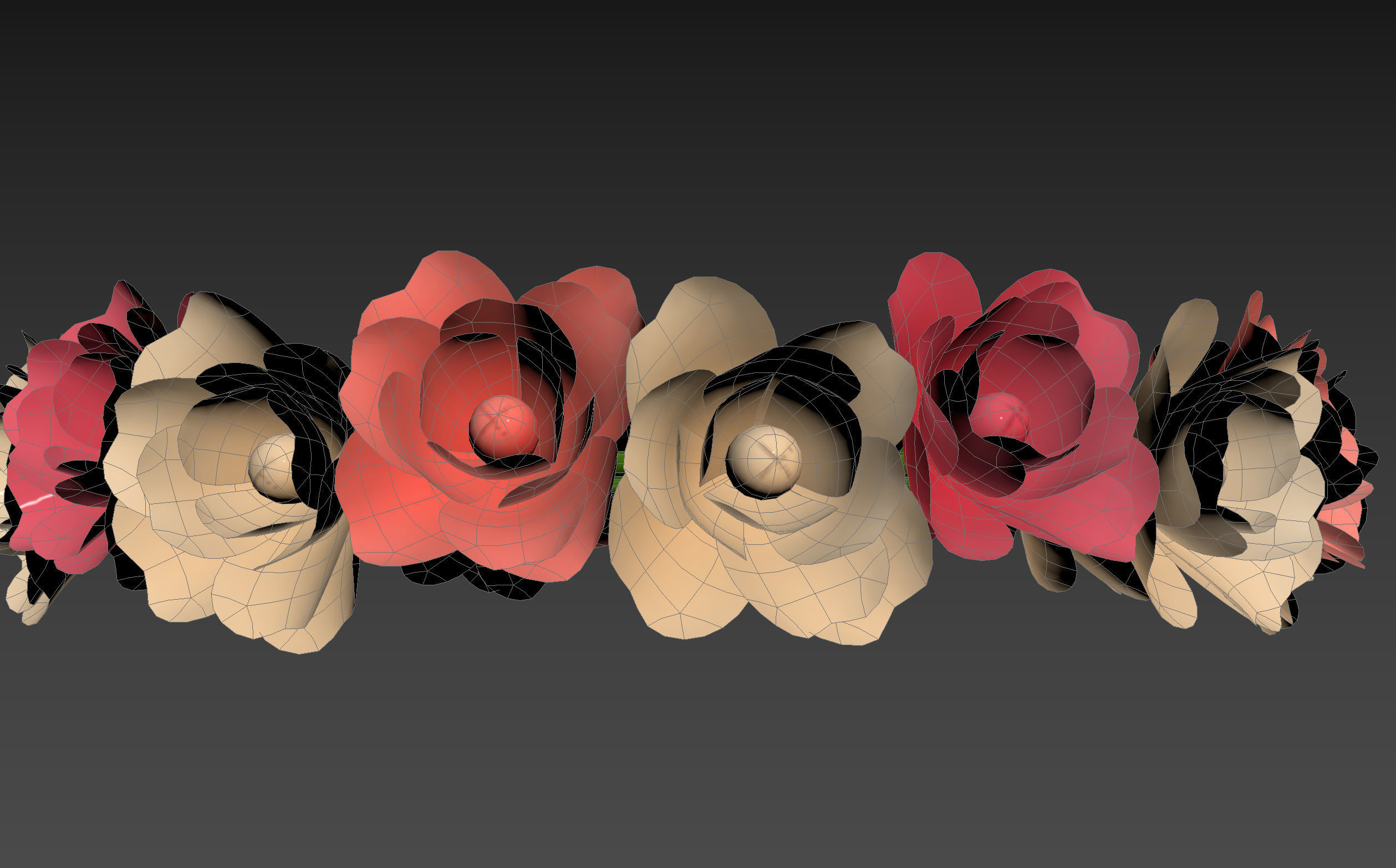 Flower Crown 3D model_17