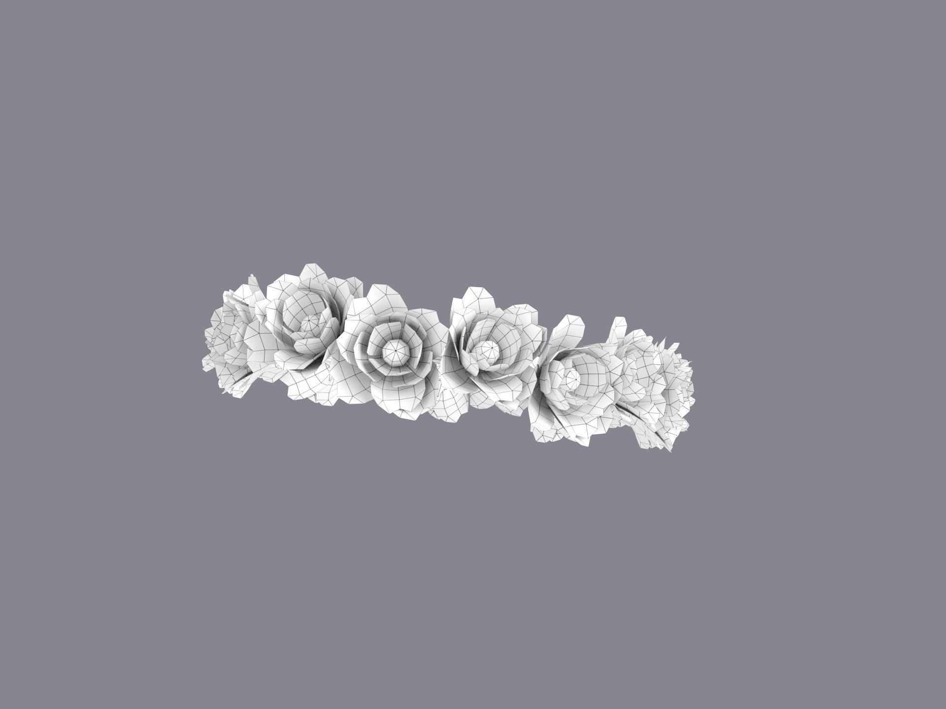 Flower Crown 3D model_20