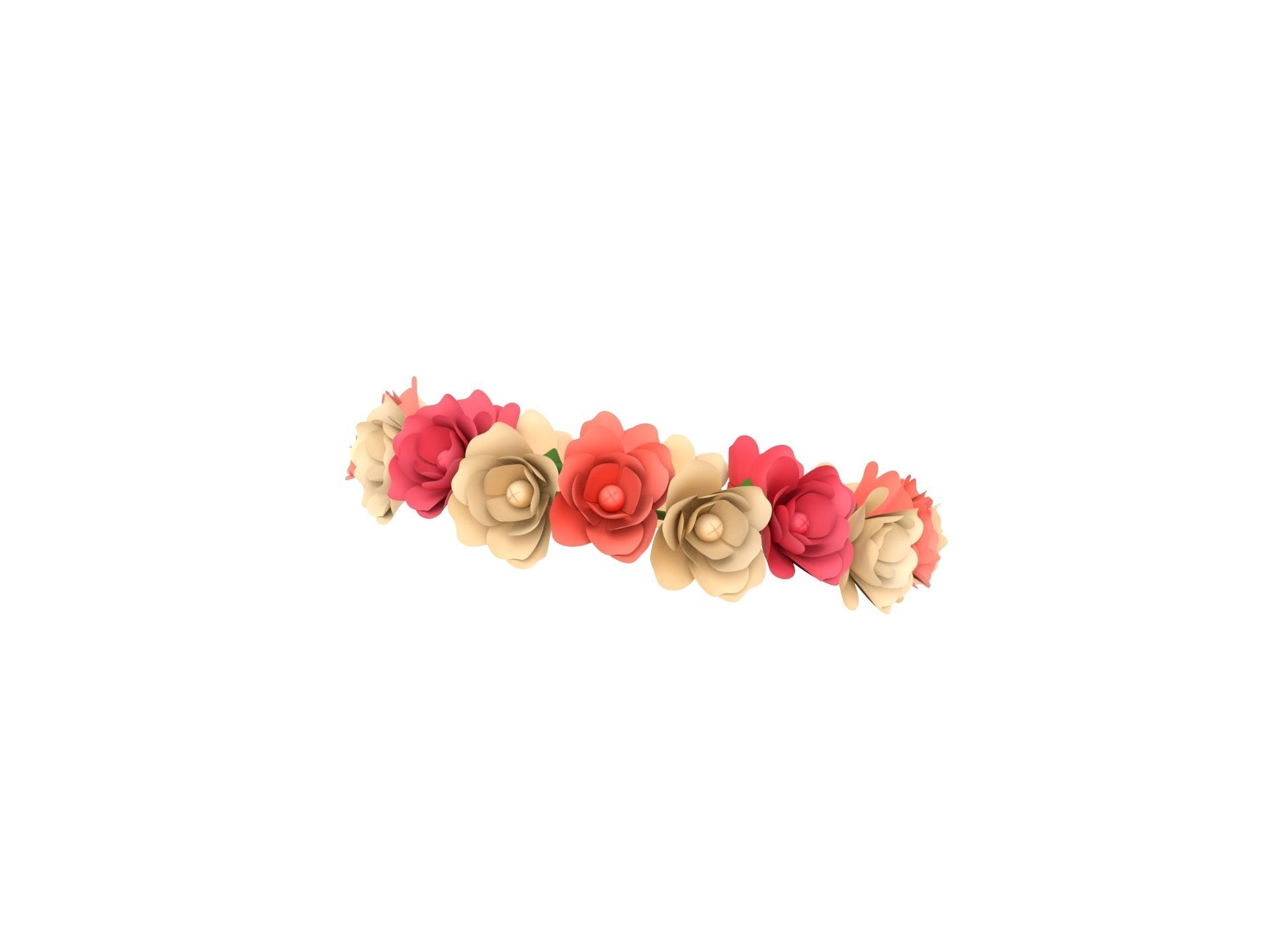 Flower Crown 3D model_7