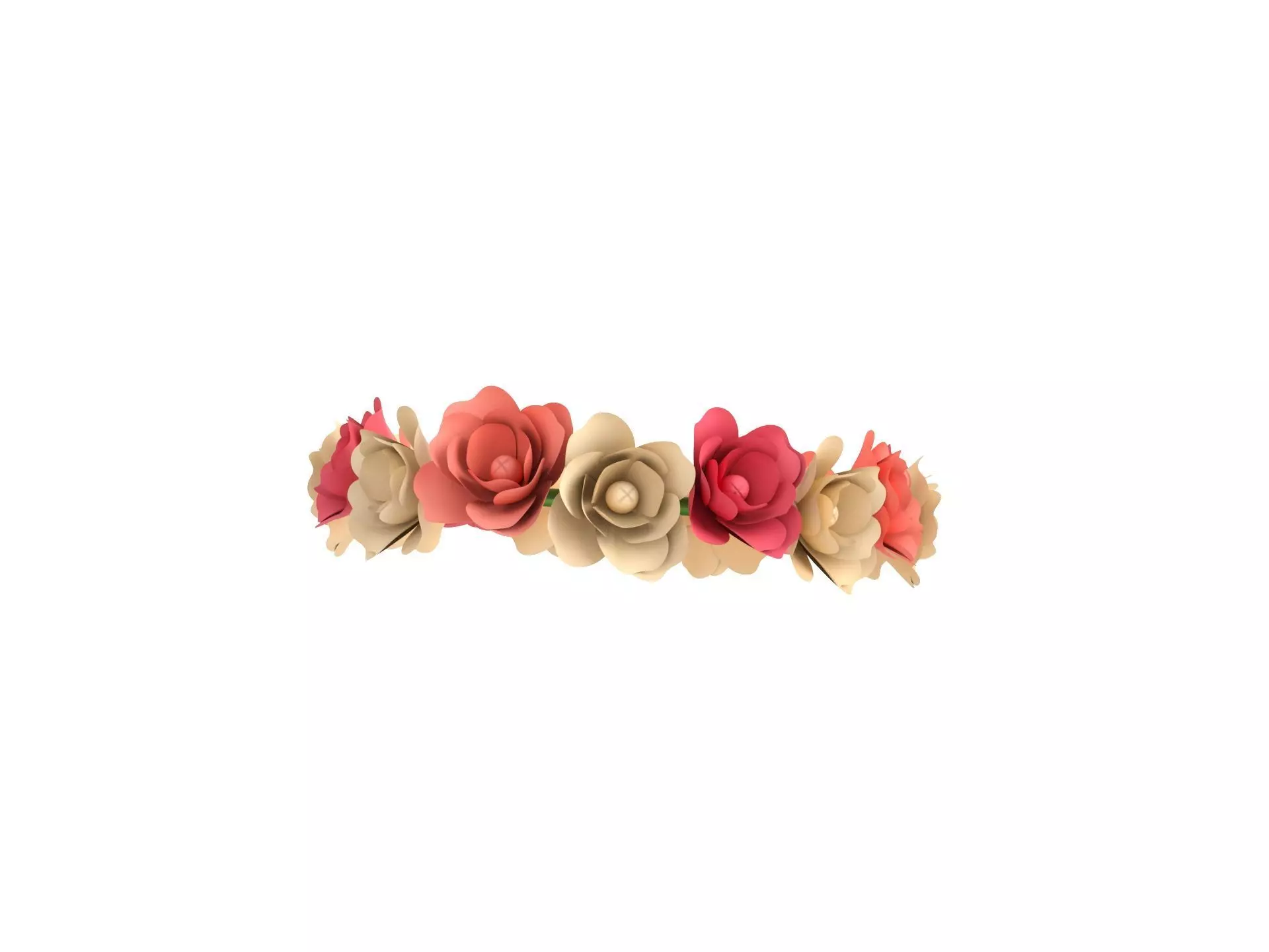 Flower Crown 3D model_0