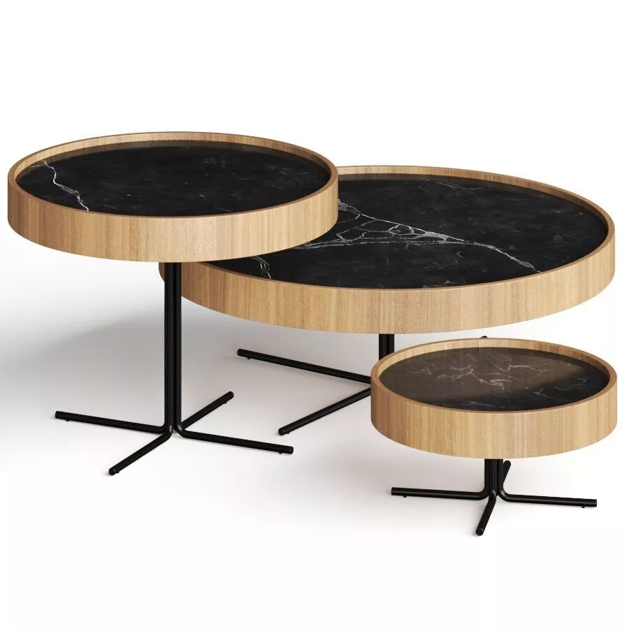 Sergio Batista Regia Occasional Coffee Tables 3D model