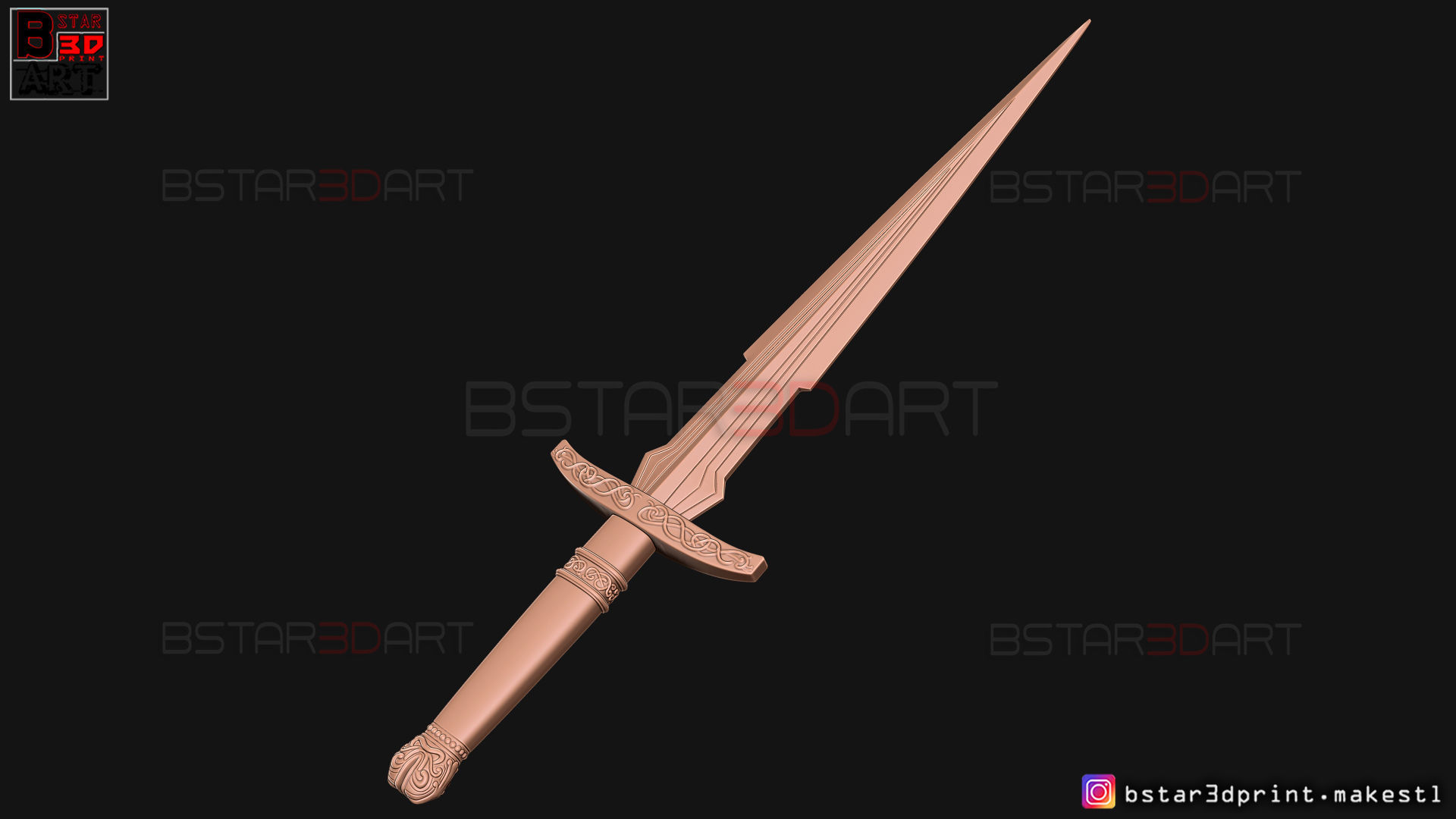 Loki Dagger 2021 - 2 Versions - Weapons of Loki - TV series  3D print model_58