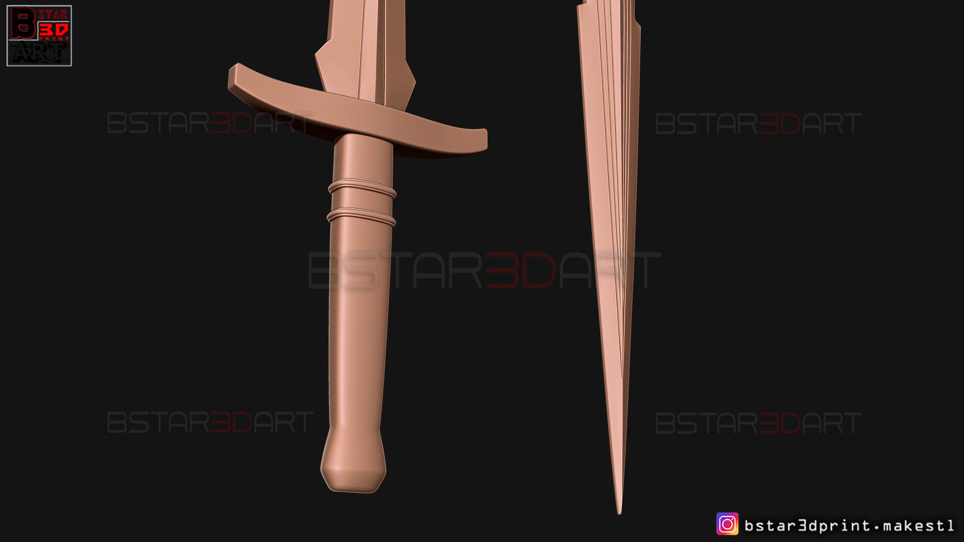 Loki Dagger 2021 - 2 Versions - Weapons of Loki - TV series  3D print model_45