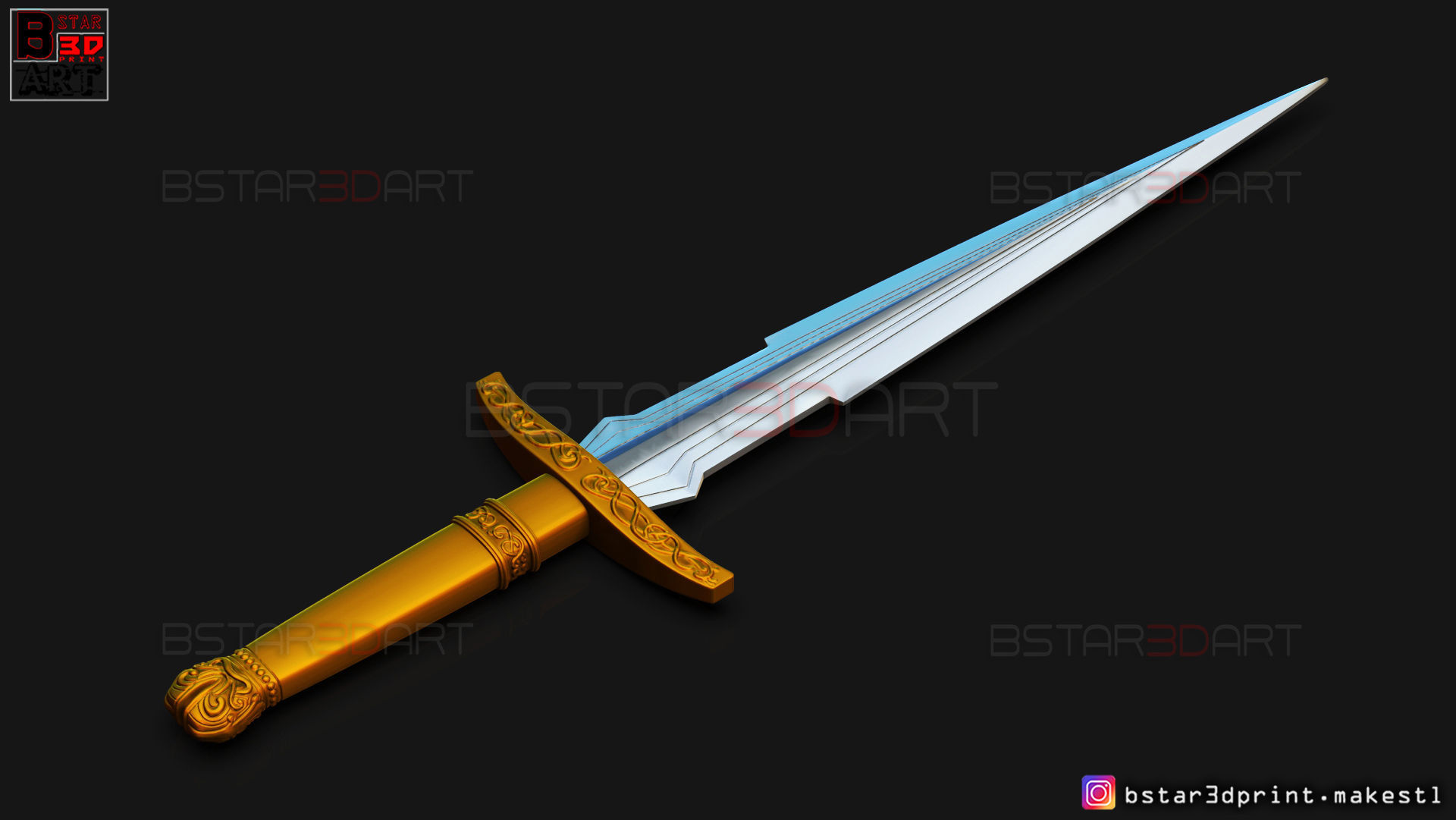 Loki Dagger 2021 - 2 Versions - Weapons of Loki - TV series  3D print model_37