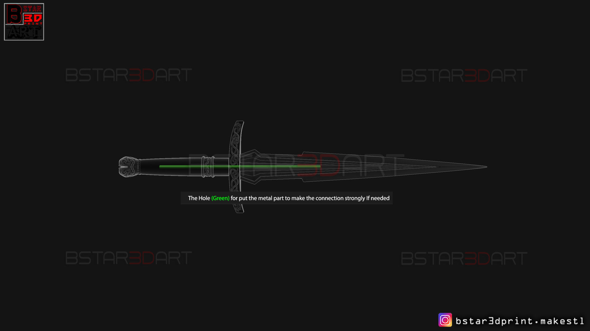 Loki Dagger 2021 - 2 Versions - Weapons of Loki - TV series  3D print model_30