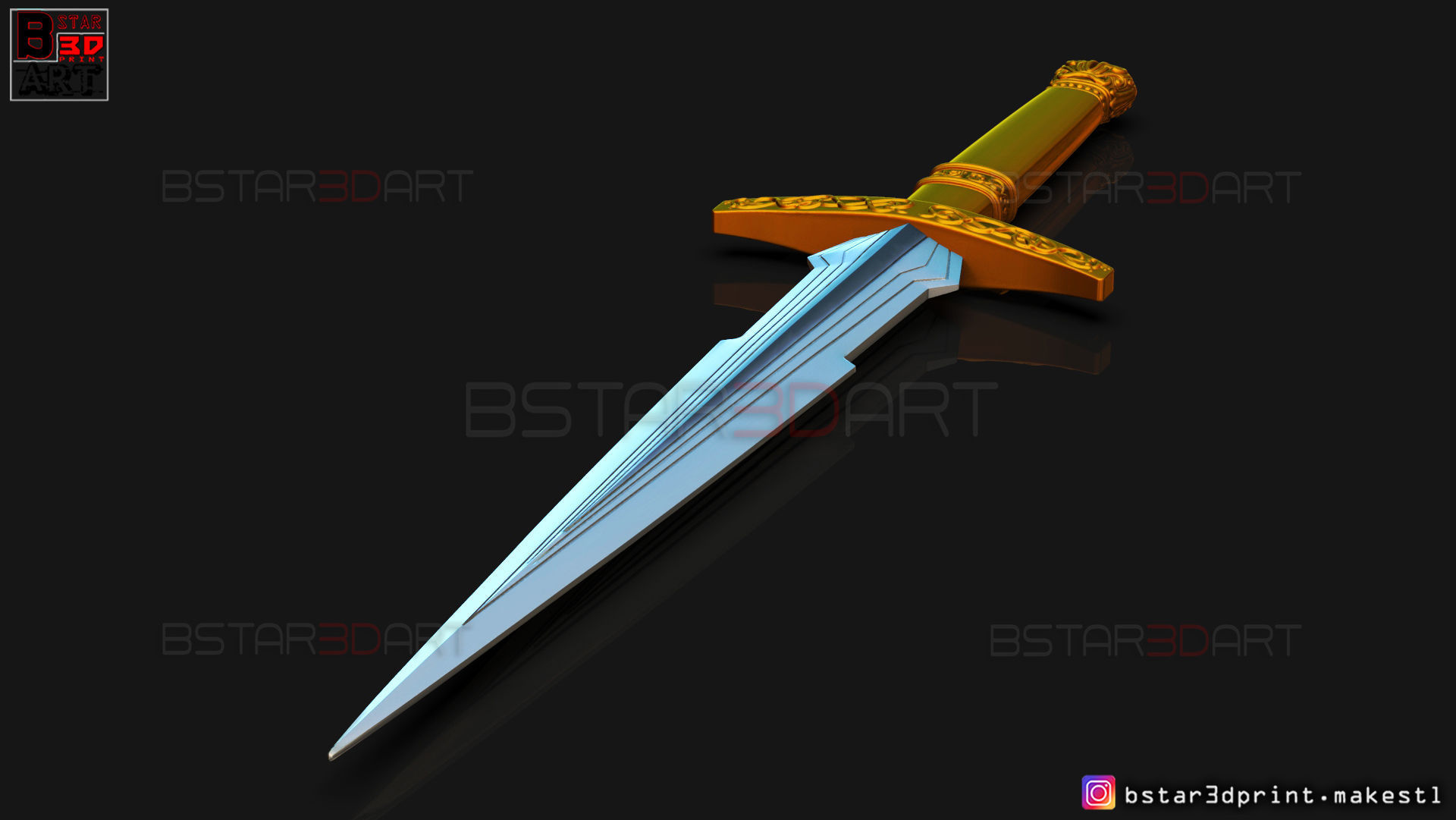 Loki Dagger 2021 - 2 Versions - Weapons of Loki - TV series  3D print model_24