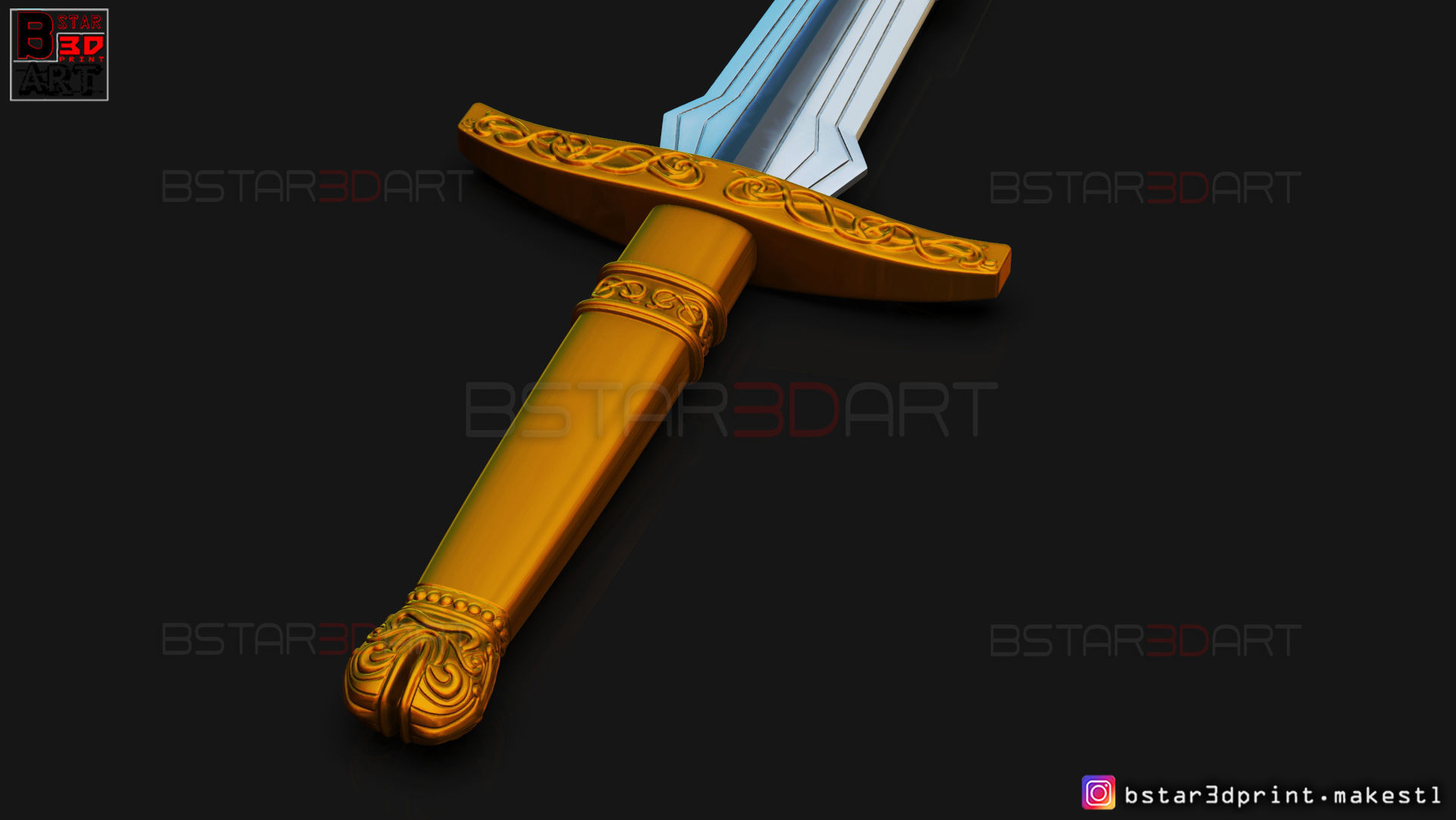 Loki Dagger 2021 - 2 Versions - Weapons of Loki - TV series  3D print model_41