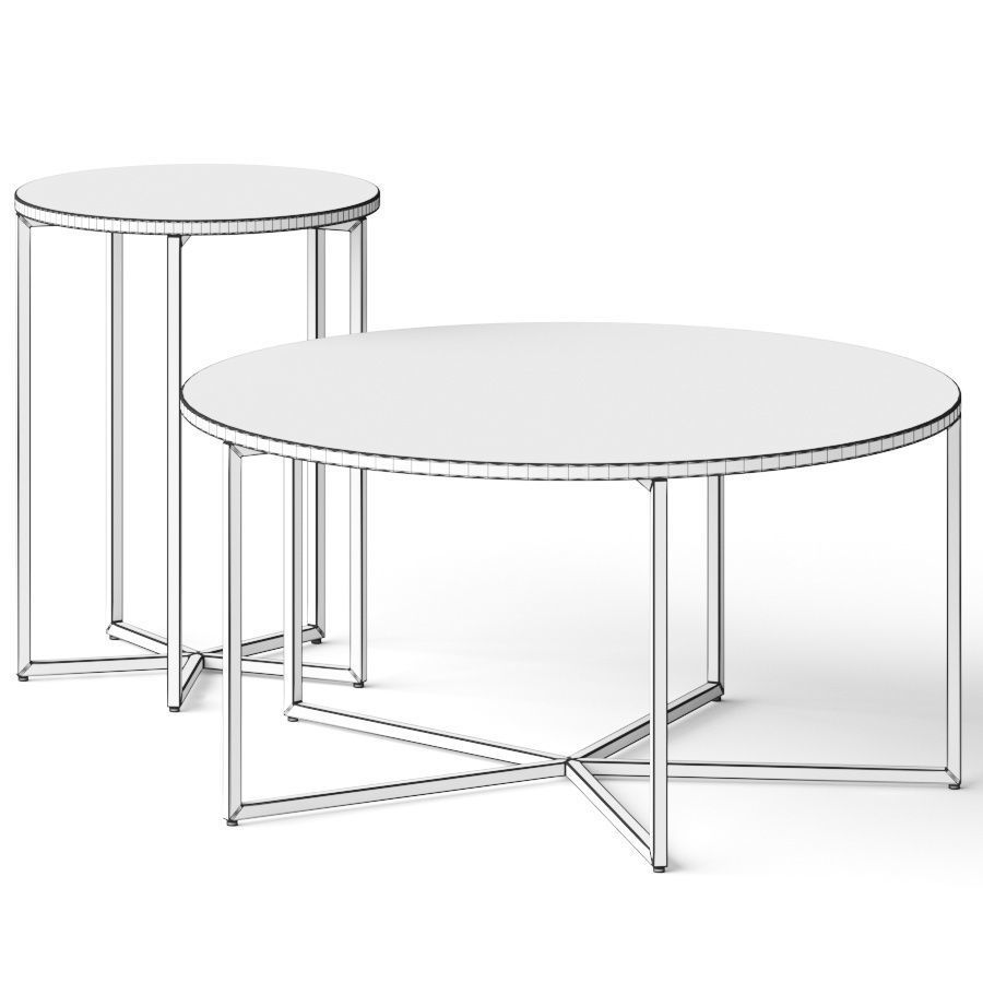 Black Tie Elliot Coffee Tables 3D model_1