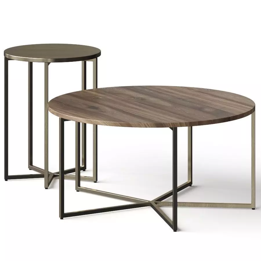 Black Tie Elliot Coffee Tables 3D model_0