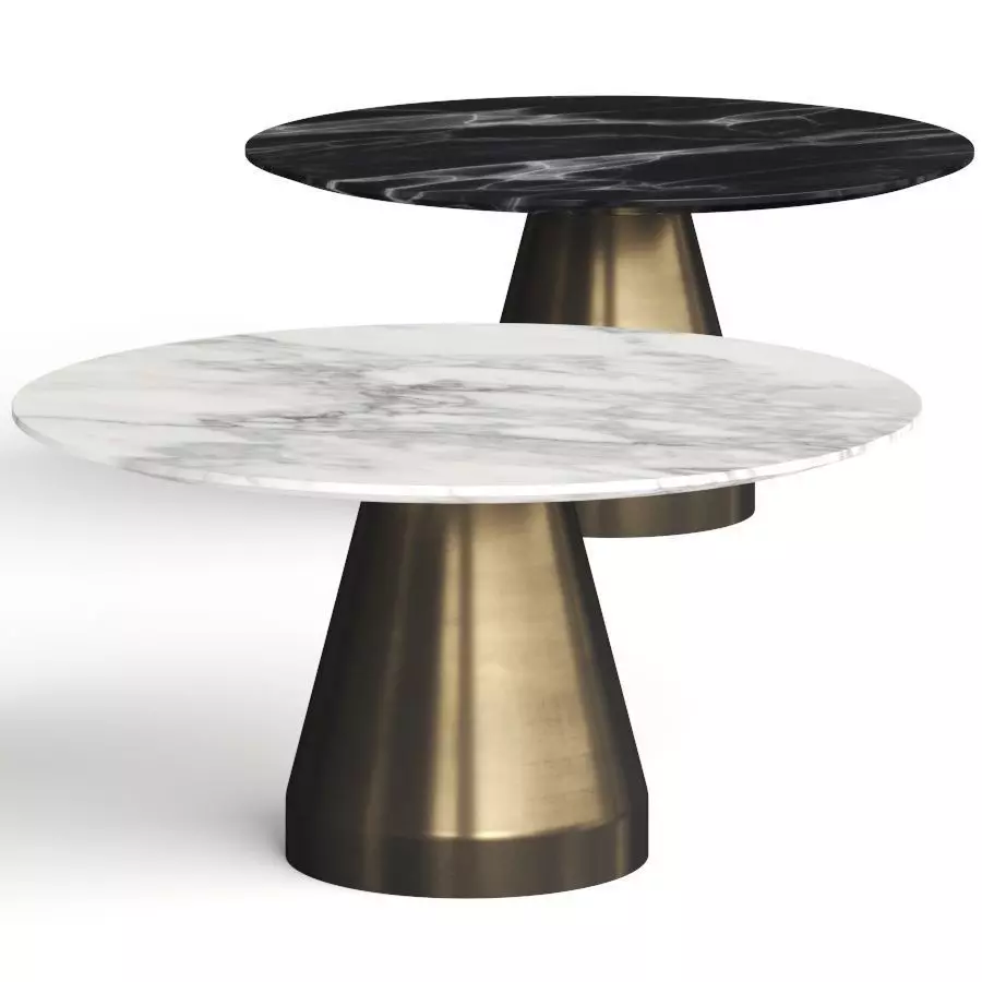 Commune Cone Round Dining Table 3D model_0